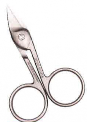 3-1/2in Curved Stainless Steel Applique Scissors