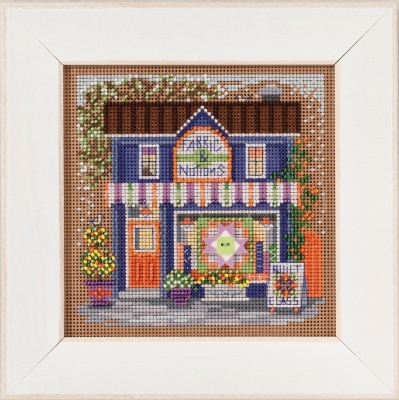 click here to view larger image of Fabric Shoppe - Main Street (counted cross stitch kit)