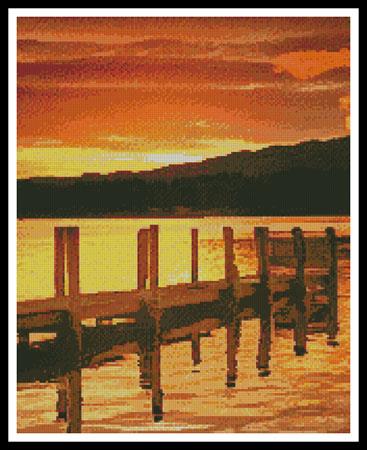 click here to view larger image of Sunset Dock (Cropped) (chart)