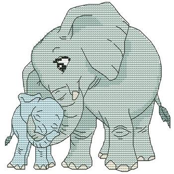 click here to view larger image of Momma N Me Elephant (chart)