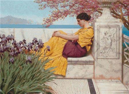 Under The Blossom That Hangs On The Bough  (John William Godward)