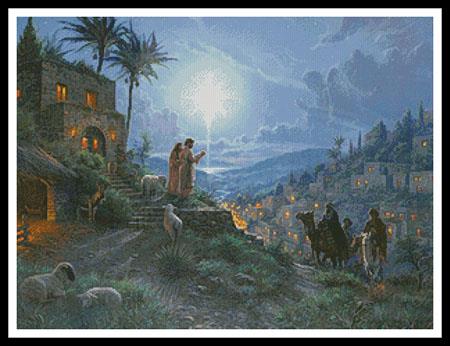 click here to view larger image of Light Of The World Painting, The  (Mark Keathley) (chart)