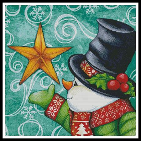 Snowman With Star  (Donna Knold)