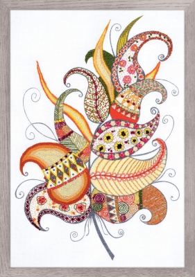click here to view larger image of Magic Feather (stamped cross stitch kit)