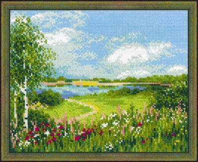 click here to view larger image of Path to The Lake (counted cross stitch kit)