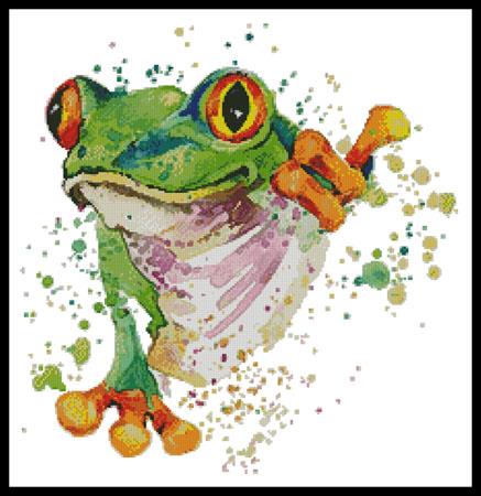 Watercolour Frog  (Lena Faenkova)