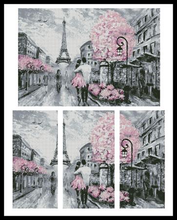 click here to view larger image of Paris Abstract (Large)  (Lisima) (chart)