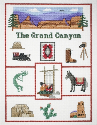 click here to view larger image of Grand Canyon Sampler (counted cross stitch kit)