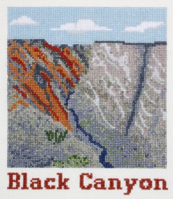 click here to view larger image of Black Canyon (counted cross stitch kit)