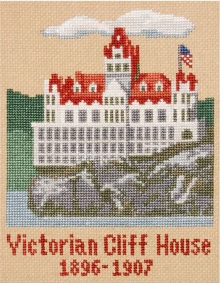 click here to view larger image of Cliff House 1896-1907 (counted cross stitch kit)