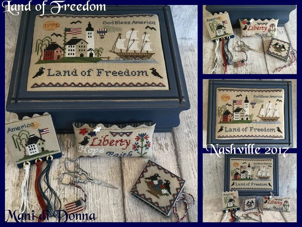 Land of Freedom Sewing Box