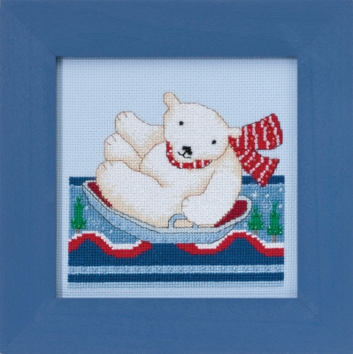 click here to view larger image of Polar Opposites - Polar Slide (counted cross stitch kit)