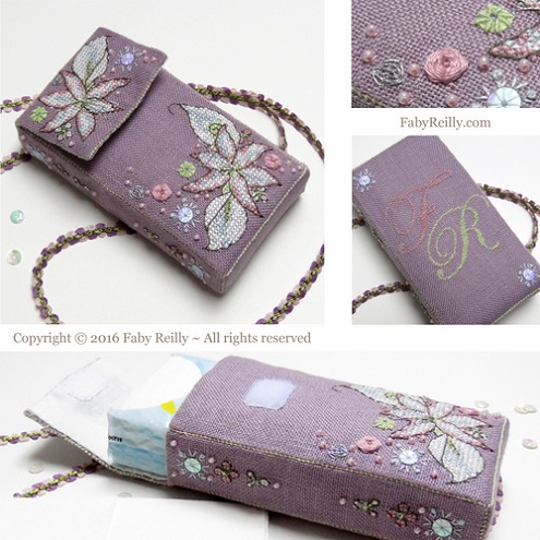 Wintry Blooms Tissue Case