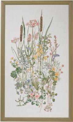 click here to view larger image of Water Plants (counted cross stitch kit)