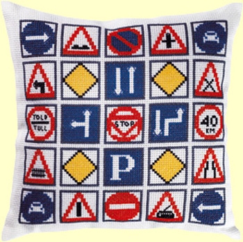 Traffic Signs Pillow