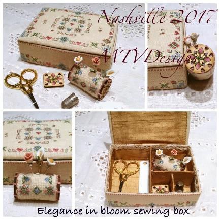Elegance In Bloom Sewing Box