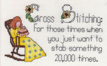 Cross Stitching - Stabbing Something 20,000x