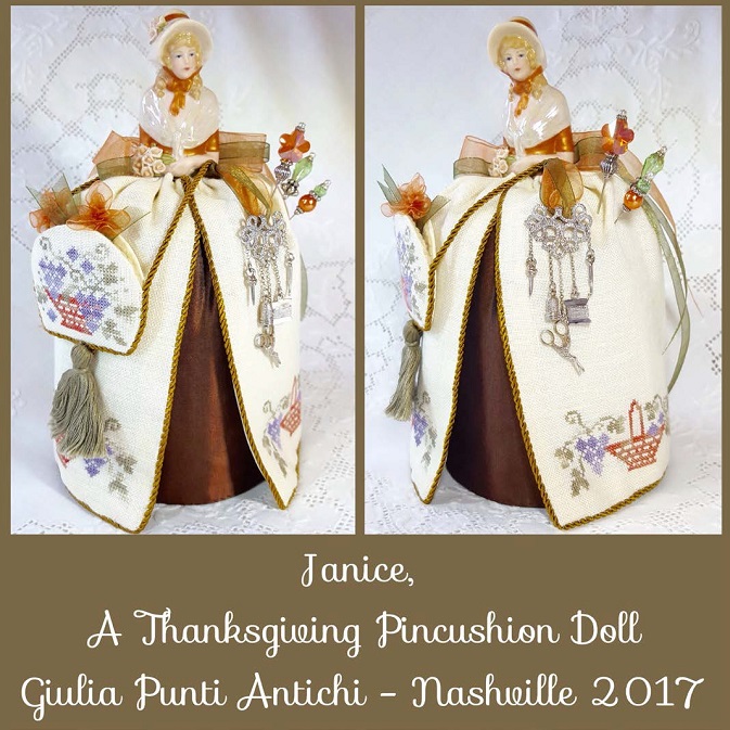 Janice - A Thanksgiving Pincushion Doll