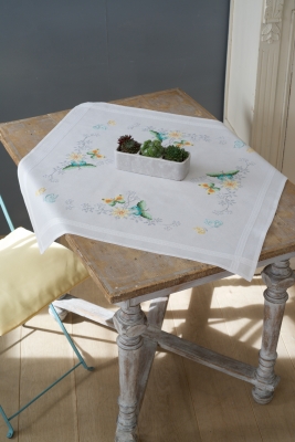 Butterflies And Flowers Tablecloth