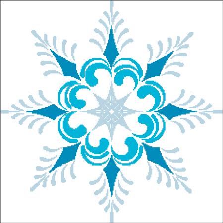 click here to view larger image of Snowflake Silhouette 1 (chart)
