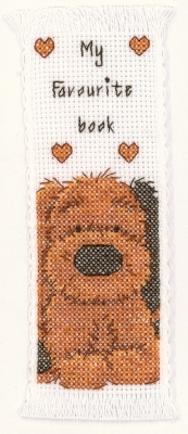 click here to view larger image of Popcorn - Biscuit Bookmark (counted cross stitch kit)