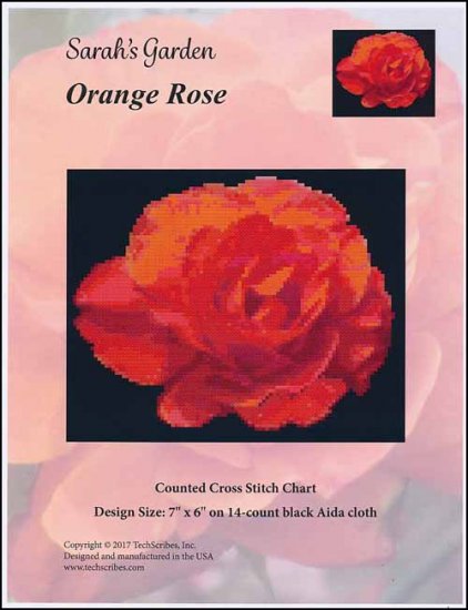 Orange Rose - Sarahs Garden Series
