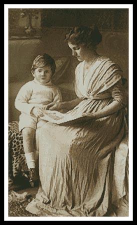 Vintage Mother And Son