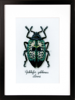 click here to view larger image of Blue Beetle (counted cross stitch kit)
