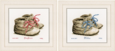 Baby Shoes Birth Announcement
