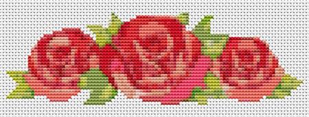 Trio Of Red Roses, A