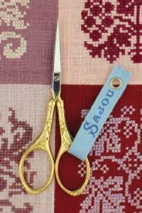 Peacock Scissors - Gilded Handle