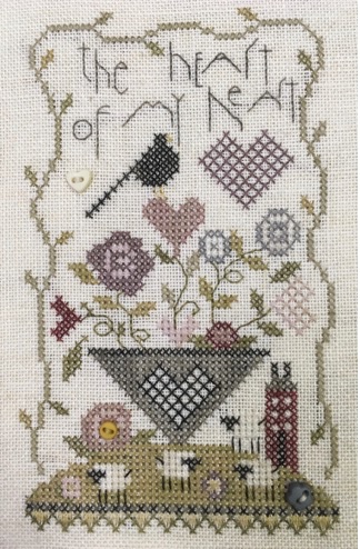 click here to view larger image of Heart Of My Heart (counted cross stitch kit)