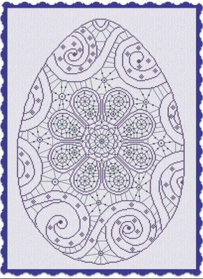 click here to view larger image of Easter In Lace (chart)