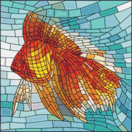 Stained Glass Goldfish