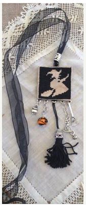 Necklace Kit - Witch on Black