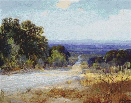 White Road At Late Afternoon, A  (Julian Onderdonk)