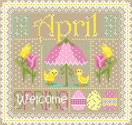 click here to view larger image of April Monthly Sampler (chart)