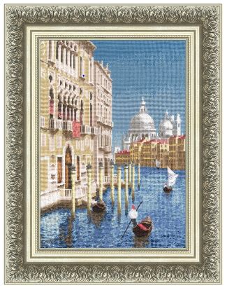 click here to view larger image of Beautiful Venice (counted cross stitch kit)