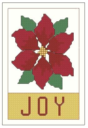 click here to view larger image of Ornament The Joy Of Poinsettias (chart)