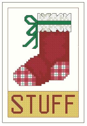 click here to view larger image of Ornament The Stuffable Stocking (chart)