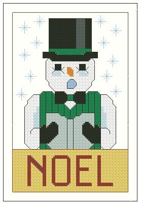 click here to view larger image of Ornament The Sing-Noel Snowman (chart)