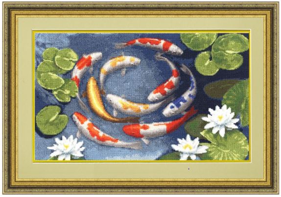 click here to view larger image of Koi (counted cross stitch kit)