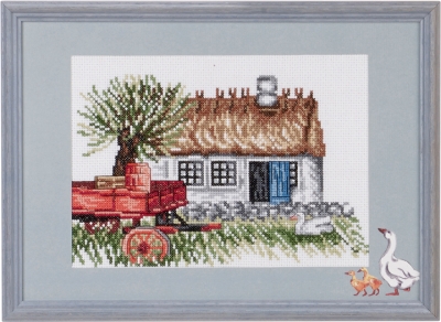 click here to view larger image of Wagon Red (counted cross stitch kit)