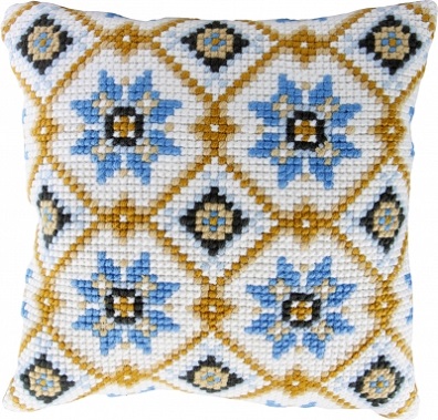 click here to view larger image of Stars Pillow (needlepoint)