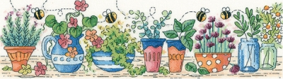 click here to view larger image of Herb Garden (27ct) (counted cross stitch kit)