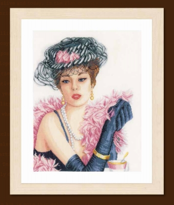 click here to view larger image of Elegant Lady - Marjolein Bastin (counted cross stitch kit)