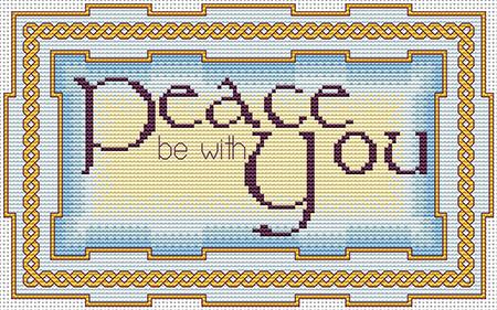 click here to view larger image of Peace Be With You (chart)