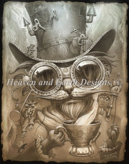 click here to view larger image of Steam Punk Cat Daddy - Color (chart)