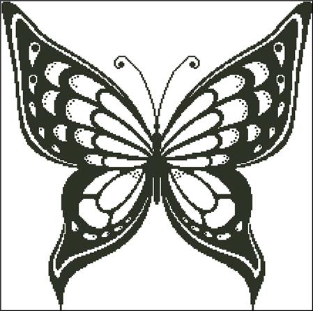 Butterfly Silhouette 3