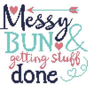 click here to view larger image of Sassy Fun Mom - Messy Bun (chart)